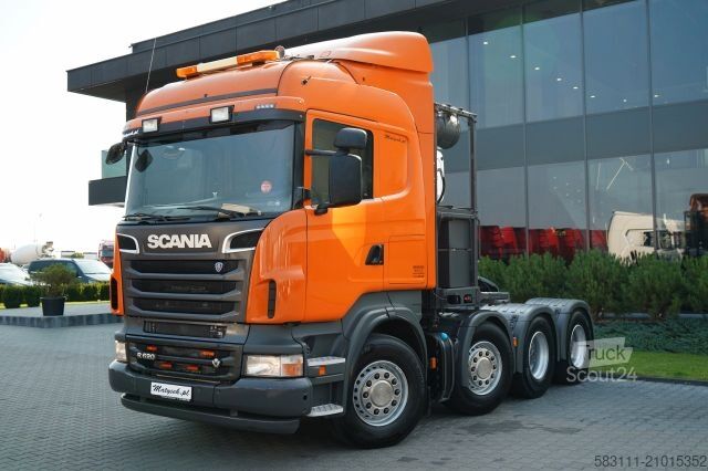 Štandardný ťahač SCANIA R 620 / HYDRAULIKA / 8X4 / DMC: 150 000 KG / SI