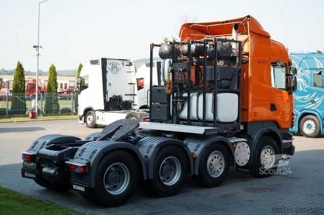 Štandardný ťahač SCANIA R 620 / HYDRAULIKA / 8X4 / DMC: 150 000 KG / SI