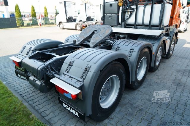 Štandardný ťahač SCANIA R 620 / HYDRAULIKA / 8X4 / DMC: 150 000 KG / SI