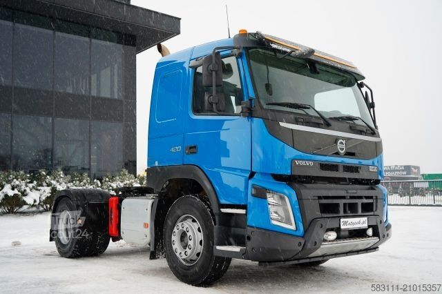 Τυπική μονάδα τράκτορα VOLVO FMX 420 / 13 LITROWY / NISKA KABINA /  RUD ROTOG