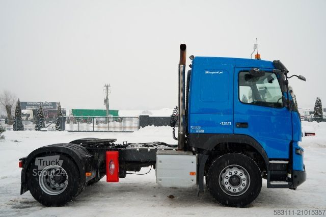 Τυπική μονάδα τράκτορα VOLVO FMX 420 / 13 LITROWY / NISKA KABINA /  RUD ROTOG
