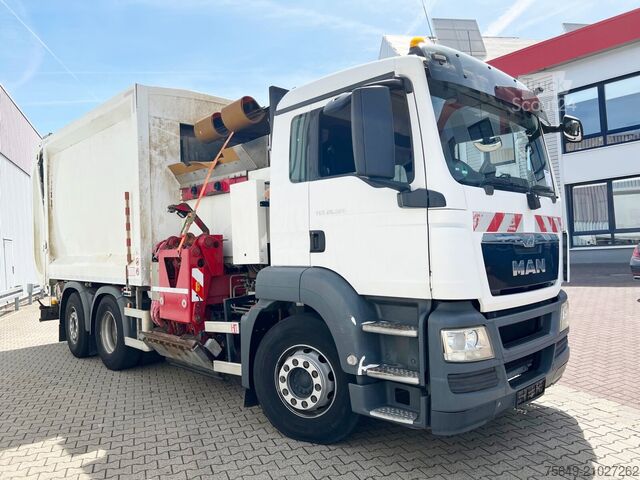 Vuilniswagen MAN TGS 26.320 6x2-4 LL TGS 26.320/400 6x2-4 LL, Rechtslenker, Retarder, Lift-/Lenkachse, VDL Translift Seitenlader