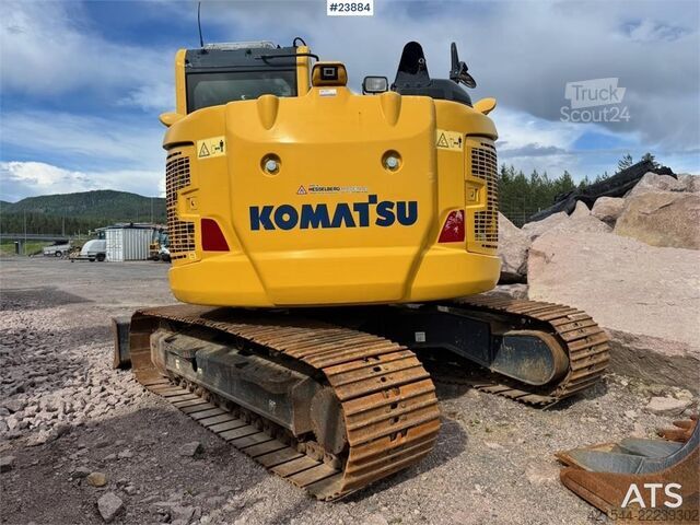 Rupsgraafmachine Komatsu PC138US-11 Excavator with Rototilt and Grading Buc