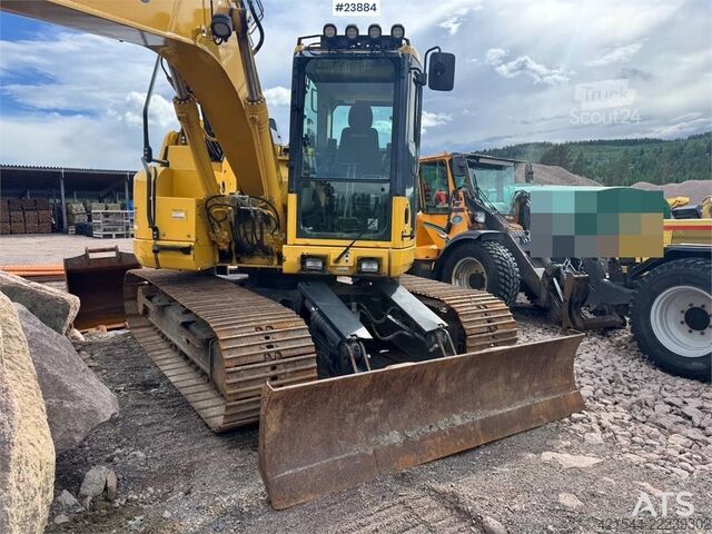 Rupsgraafmachine Komatsu PC138US-11 Excavator with Rototilt and Grading Buc