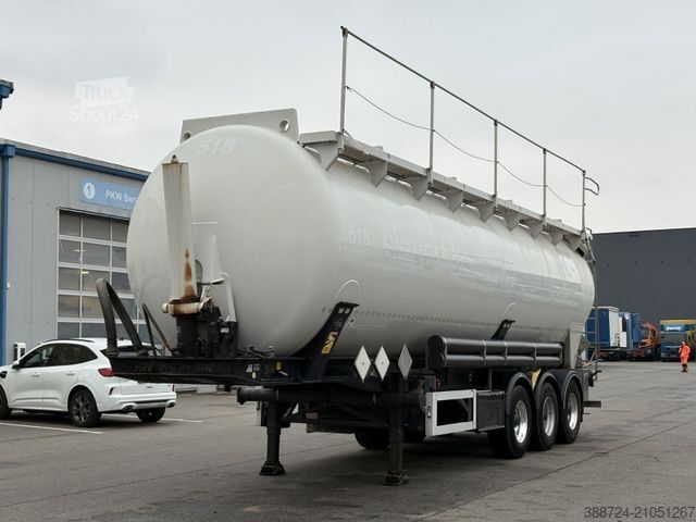Semi-remorque silo FELDBINDER KIP52*52m³*ADR*Elektrische-Hydraulik*Alu*TÜV*