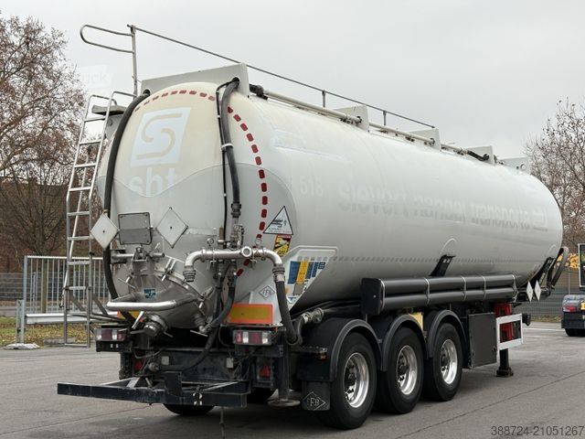 Semi-remorque silo FELDBINDER KIP52*52m³*ADR*Elektrische-Hydraulik*Alu*TÜV*