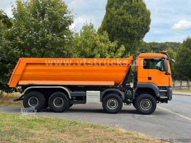 Tipper truck MAN TGS 41.500 8x8 Blatt/Blatt Meiller Klima