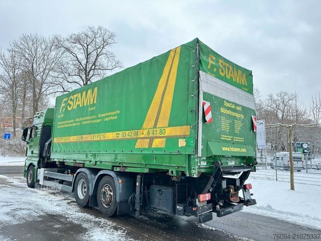 LKW mit Pritsche & Plane MAN TGX 26.480 Kran 25m, Wechselpritsche , Container