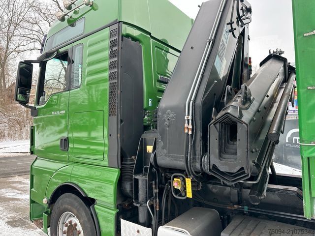 Wechselfahrgestell LKW MAN TGX 26.480 Kran 25m, Wechselpritsche , Container