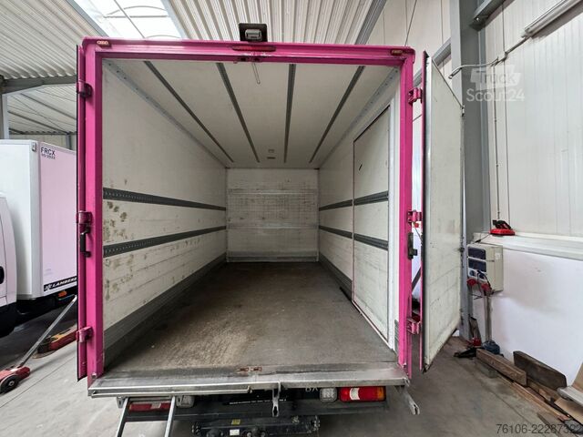 Vrachtwagen met bakwagen IVECO Daily 35S14 Hi-Matic Koffer*Ahk*Seiten tür*