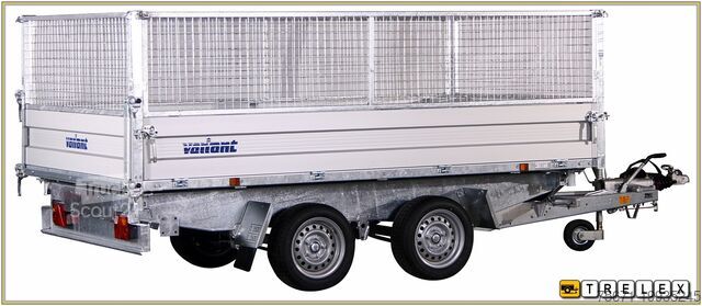Przyczepa wywrotka trójstronna Variant 3519TB Premium Blattfederfahrwerk, LED