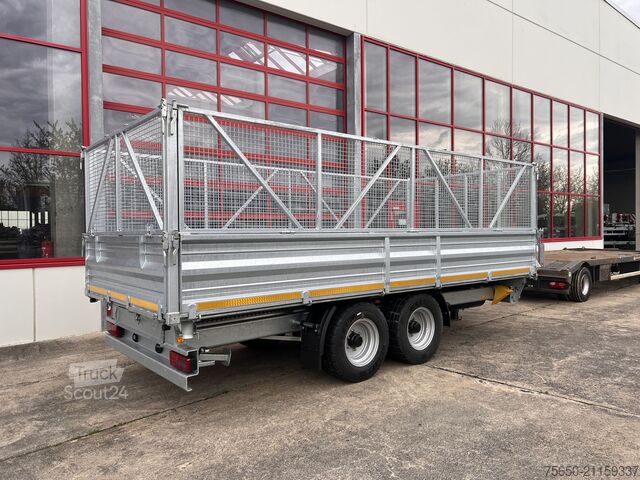 Самосвално ремарке Möslein TTD 11 Breite Reifen  5,70 lang  Kipper Tieflader, Breite Reifen, 5,70 m lang-- Neufahrzeug --