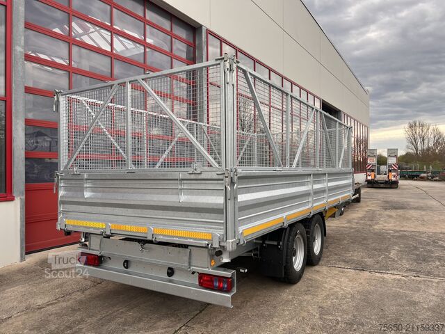 Самосвално ремарке Möslein TTD 11 Breite Reifen  5,70 lang  Kipper Tieflader, Breite Reifen, 5,70 m lang-- Neufahrzeug --