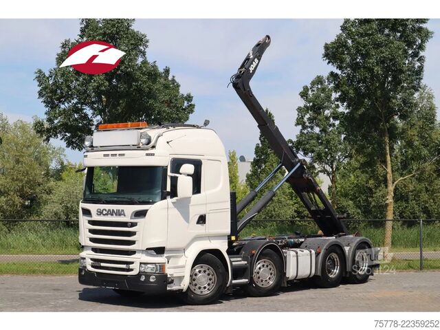 Σύστημα βραχίονα γάντζου Scania R580 V8 8X4 RETARDER BIG AXLES HOOKLIFT FULL AIR