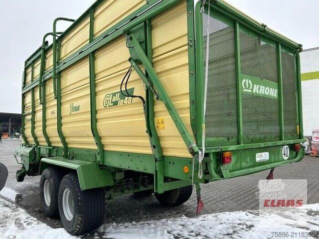 Vagón cargador Krone GEBR. TITAN 6/48 GL LADEWAGEN