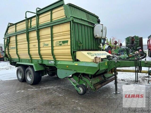 Vagón cargador Krone GEBR. TITAN 6/48 GL LADEWAGEN