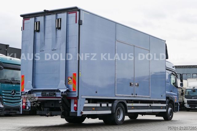 Autodraagtruck MERCEDES-BENZ Atego 1530 geschloss. Autotransp. Standklima Eu6