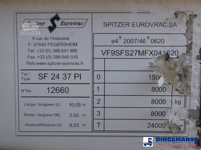صومعة Spitzer Powder tank alu 37 m3