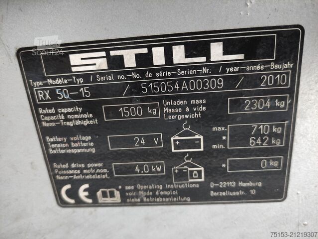 Elektrinė – 3 ratai Still RX50-15
