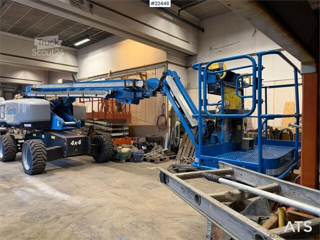Teleskooppinen alusta Genie S-65xc telescopic lift for sale with a basket lift