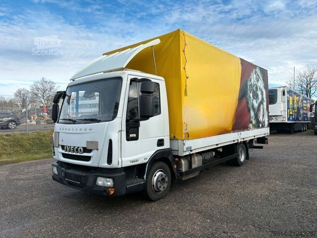 Camion bâché IVECO 75E-210, Pritsche+Plane+LBW, E6