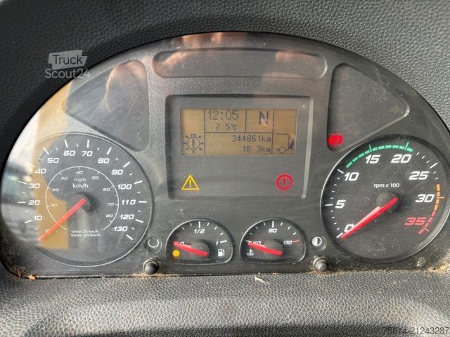 Camion bâché IVECO 75E-210, Pritsche+Plane+LBW, E6