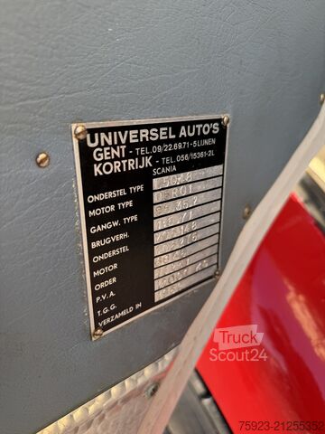 Платформа за зареждане Scania 50 L5046 – 4x2 classic oldtimer open box truck