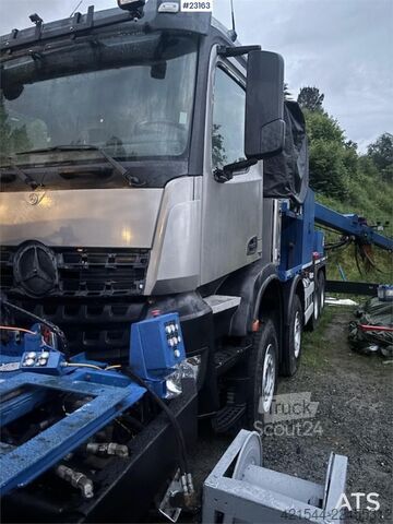 خلاط Mercedes-Benz Arocs with a Meyco Roadrunner concrete spray unit