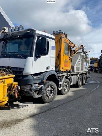 Blender Mercedes-Benz Arocs 8x4 with a AMV 7450H concrete spraying super