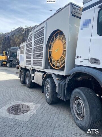 Blender Mercedes-Benz Arocs 8x4 with a AMV 7450H concrete spraying super
