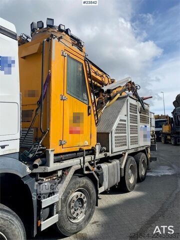 Blender Mercedes-Benz Arocs 8x4 with a AMV 7450H concrete spraying super
