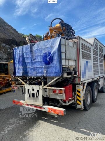 Blender Mercedes-Benz Arocs 8x4 with a AMV 7450H concrete spraying super