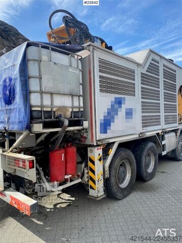 Blender Mercedes-Benz Arocs 8x4 with a AMV 7450H concrete spraying super