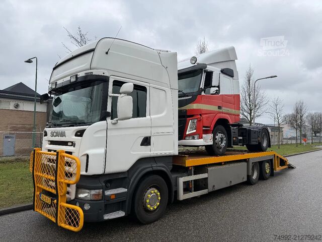 Furgón portacoches Scania R480 euro 5 machinetransporter