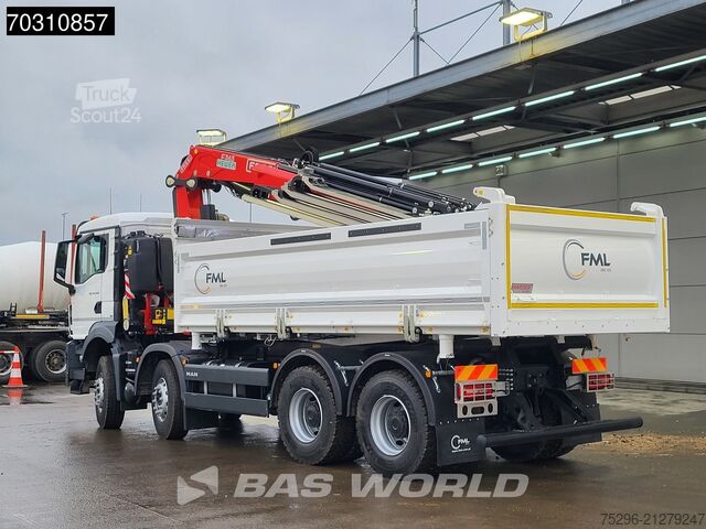 3-way tipper MAN TGS 35.440 8X4 NEW! FASSI F365RA.2.26 E-Dynamic...