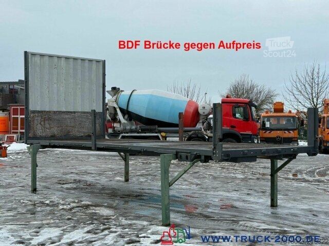 Keičiamo važiuoklės priekaba Ackermann Z-EA-F BDF 5.80m Twist Lock *ohne Aufbau*