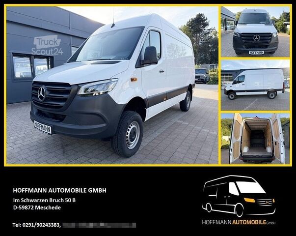 Furgoneta de caja alta MERCEDES-BENZ Sprinter 319 CDI Kasten 3,5t ALLRAD 4x4 L2H2