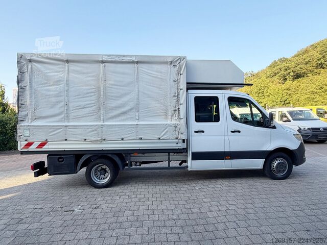 Schuifzeil bestelwagen MERCEDES-BENZ Sprinter 519 CDI 3,0 V6 Pritsche Plane DoKa RWD