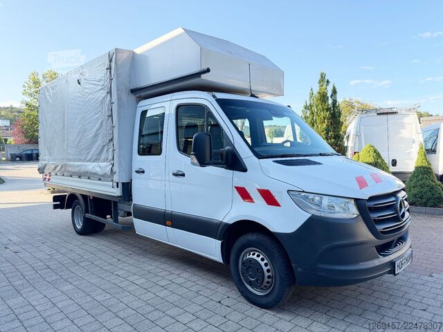 Фургон-шафа з фіранкою MERCEDES-BENZ Sprinter 519 CDI 3,0 V6 Pritsche Plane DoKa RWD