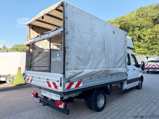Фургон-шафа з фіранкою MERCEDES-BENZ Sprinter 519 CDI 3,0 V6 Pritsche Plane DoKa RWD