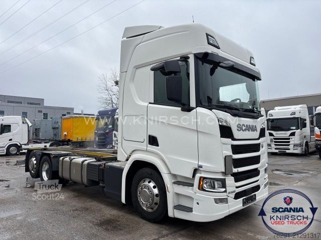 Camion porte-caisses amovibles SCANIA R500B6x2*4NB / BDF / VANTEC / Lift+Steering