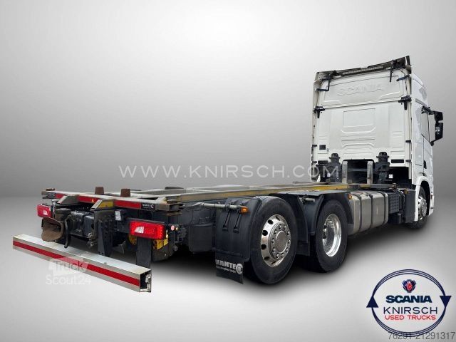 Camion porte-caisses amovibles SCANIA R500B6x2*4NB / BDF / VANTEC / Lift+Steering
