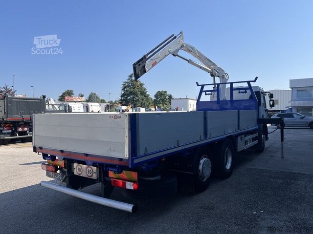LKW mit Festaufbau und Kran Renault Premium 340