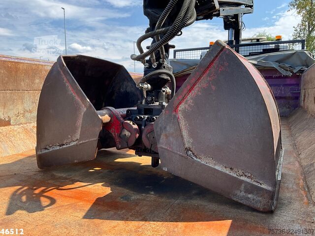 Darus billenőplatós teherautó Man TGS 26.360 Euro 6 Hiab 18 Tonmeter laadkraan Ju...