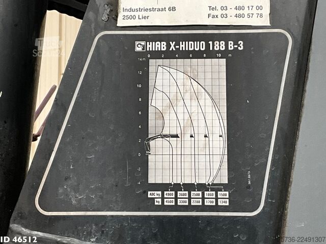 Nosturilla varustettu kippivaunu Man TGS 26.360 Euro 6 Hiab 18 Tonmeter laadkraan Ju...