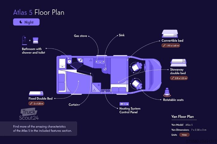 Pusiau integruotas kemperis 2024 Ford Transit Weinsberg Carasuite | Automatik | 5 Schlafplätze
