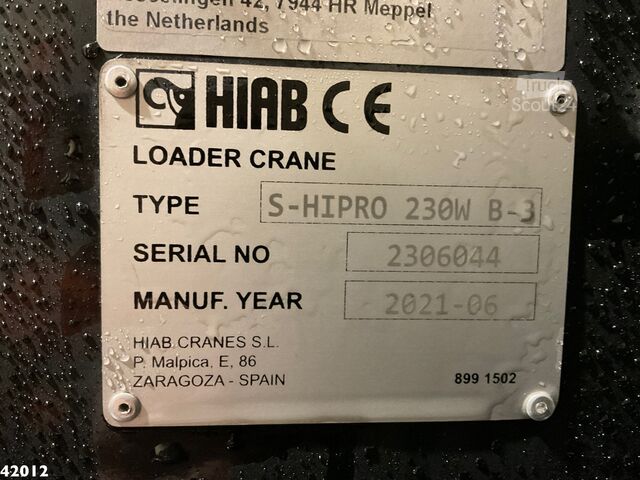 Όχημα συλλογής απορριμμάτων DAF FAN CF 340 Hiab 23 Tonmeter laadkraan