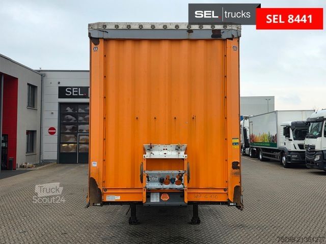 Atvērta puspiekabe ar tentu KRONE SD / Hubdach / EDSCHA / Mega / Liftachse