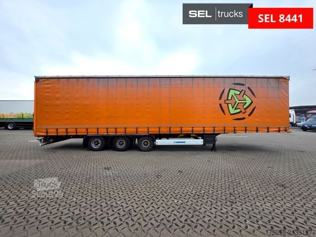 Atvērta puspiekabe ar tentu KRONE SD / Hubdach / EDSCHA / Mega / Liftachse