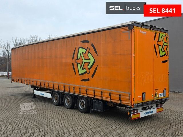 Atvērta puspiekabe ar tentu KRONE SD / Hubdach / EDSCHA / Mega / Liftachse